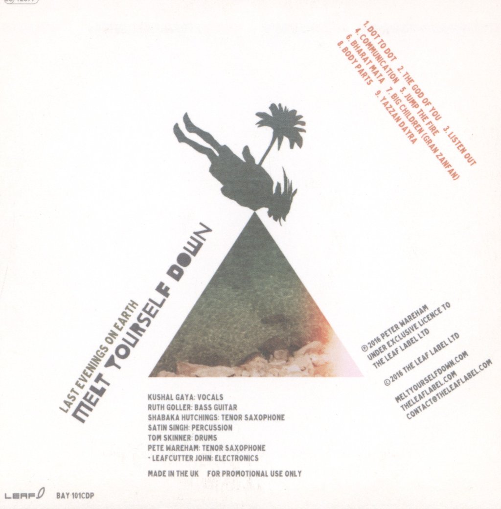 Melt Yourself Down - Last Evenings On Earth - Cd