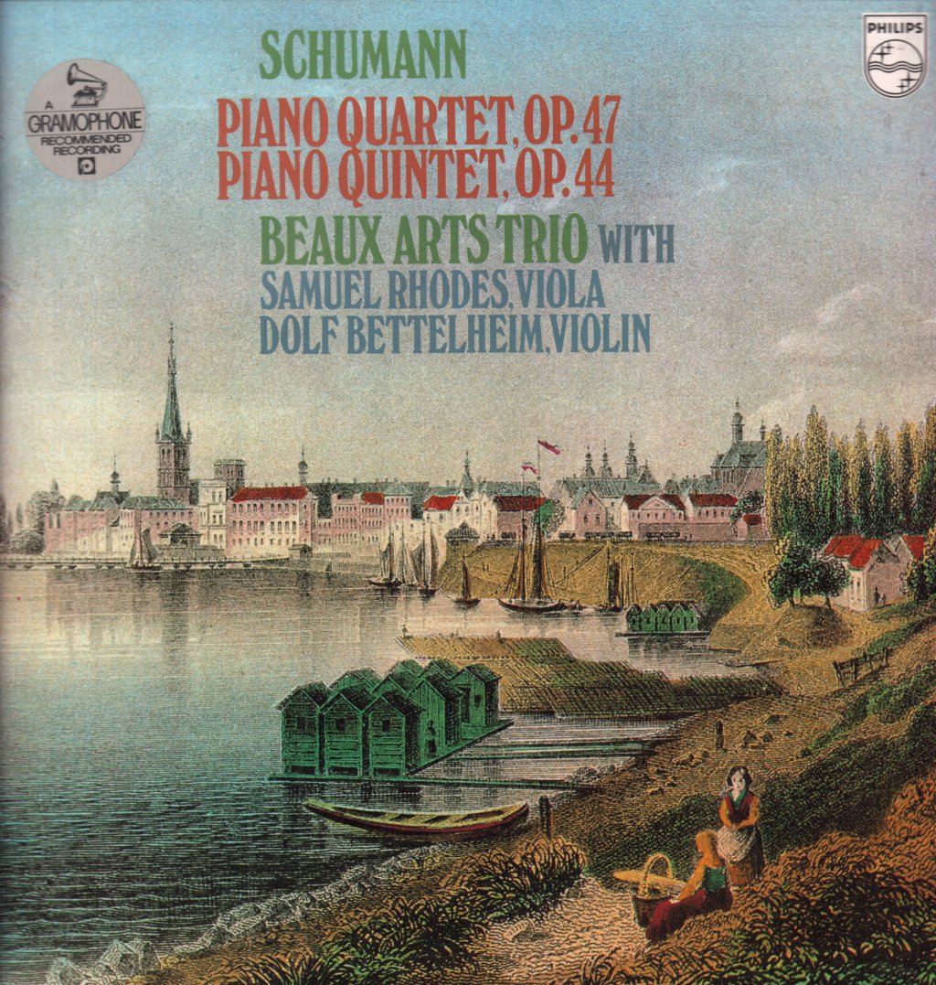 Beaux Arts Trio samuel rhodes viola - schumann Piano Quartet Op. 47 / Piano Quintet Op. 44 - Lp
