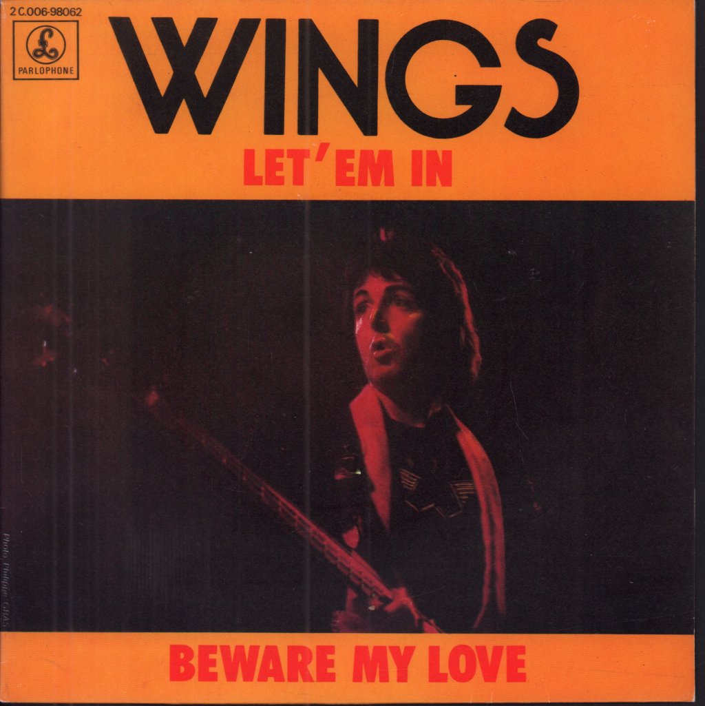 Wings - Let Em In - 7 Inch