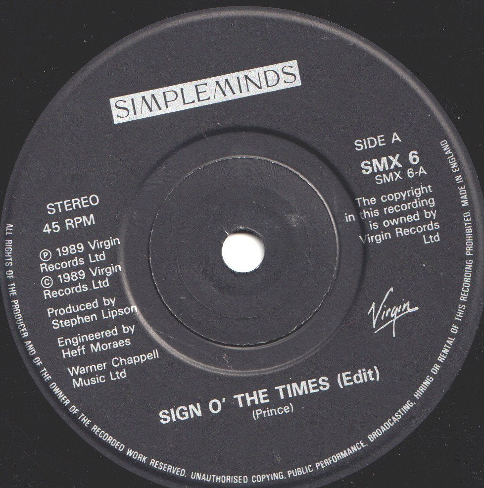 Simple Minds - Amsterdam E.p. - 7 Inch