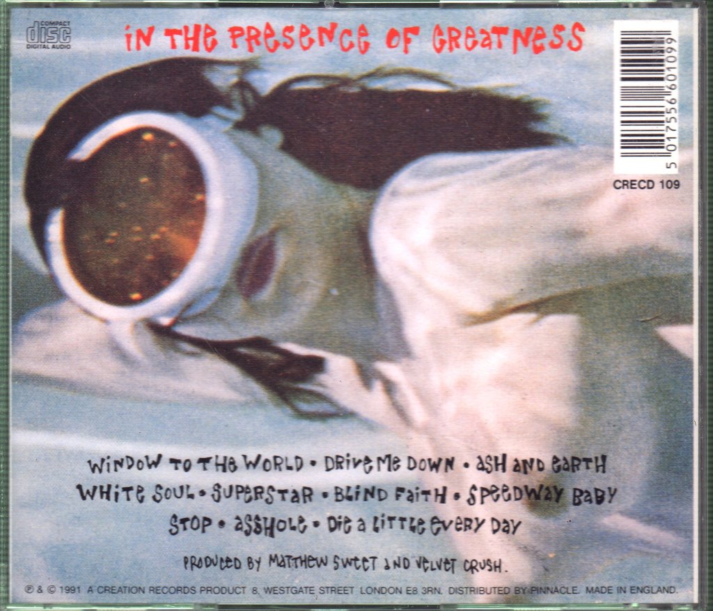 Velvet Crush - In The Presence Of Greatness - Cd