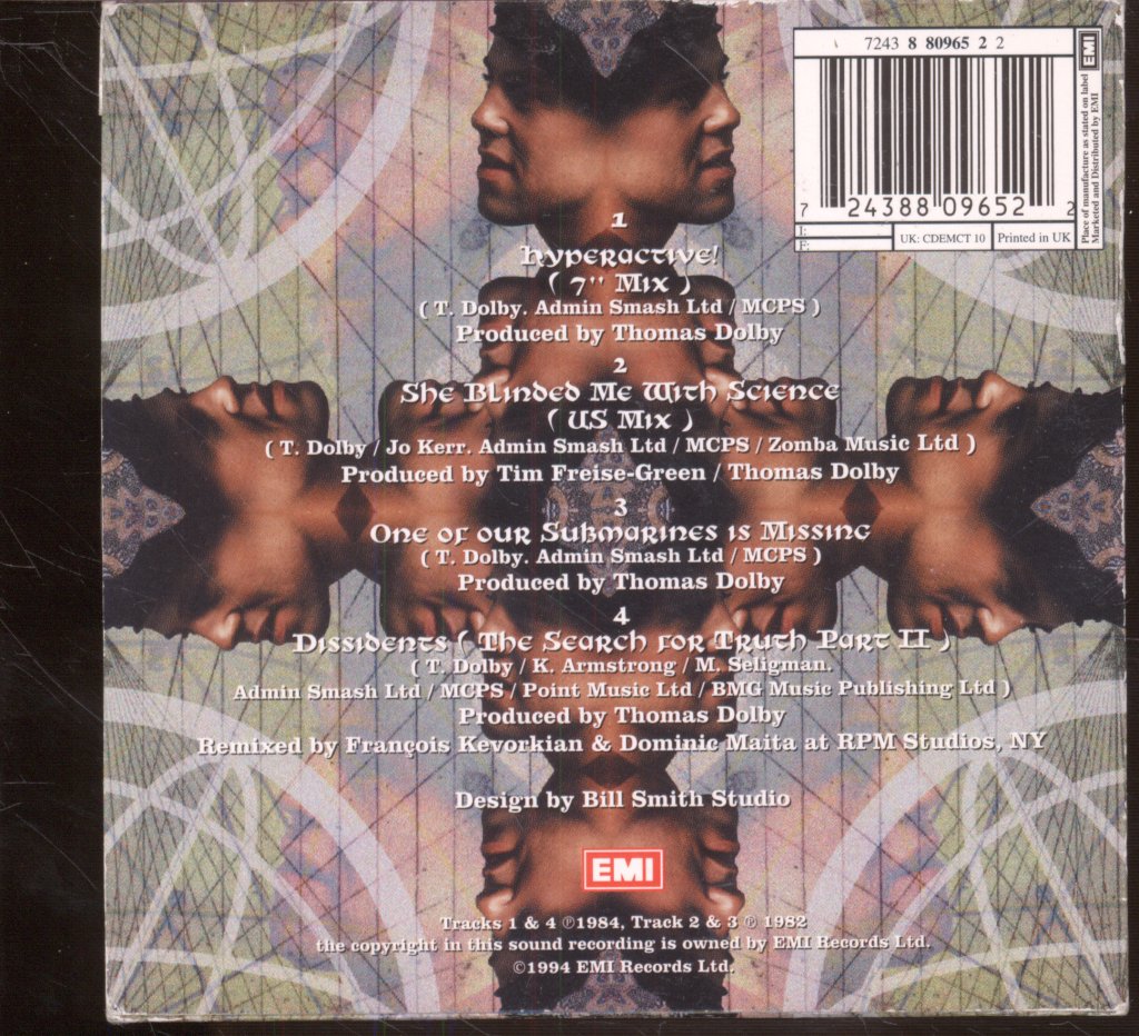 Thomas Dolby - Hyperactive! (7" Mix) - Cd