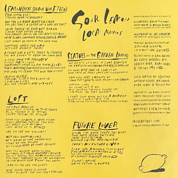 Local Natives - Sour Lemon - 10 Inch