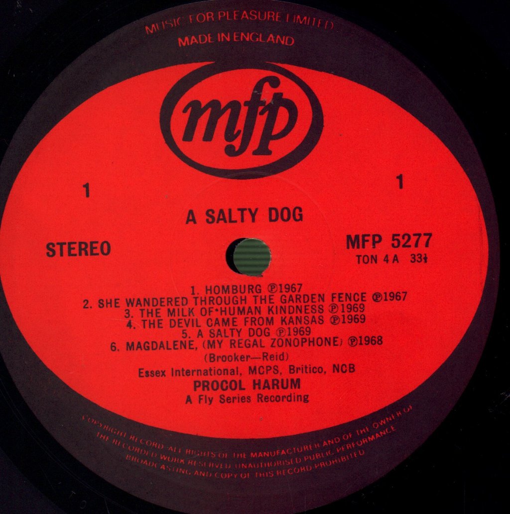 Procol Harum - A Salty Dog - Lp