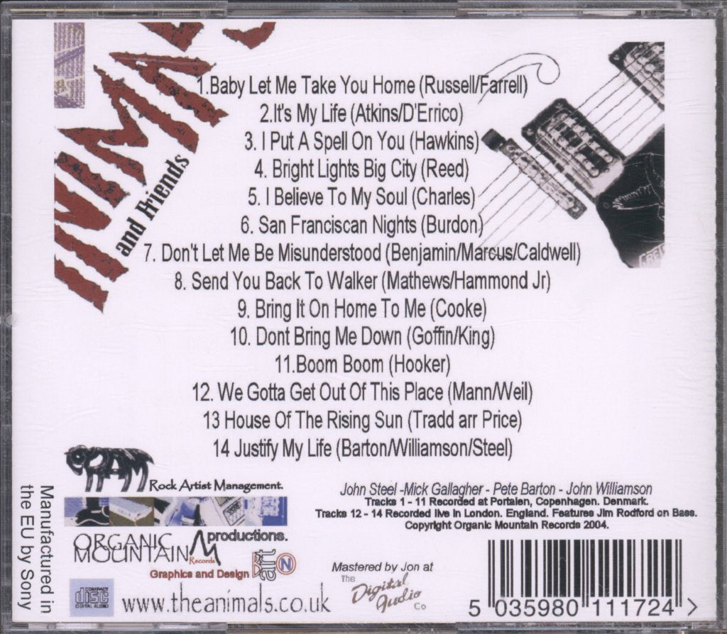 Animals And Friends - Live In Denmark - Cd