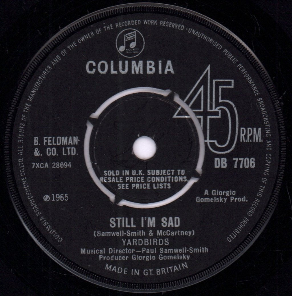 Yardbirds - Evil Hearted You - 7 Inch