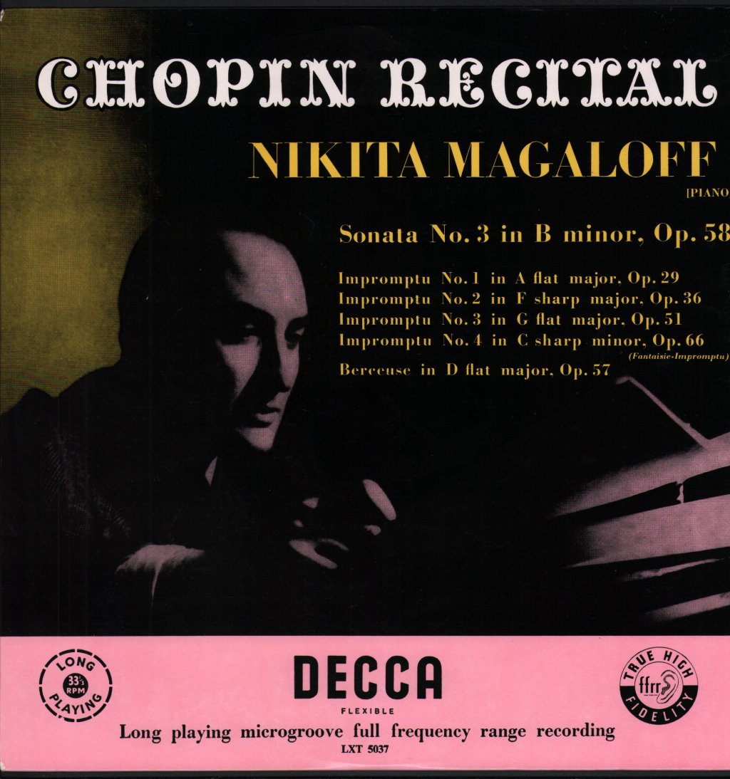 Nikita Magaloff - Chopin Recital - Lp