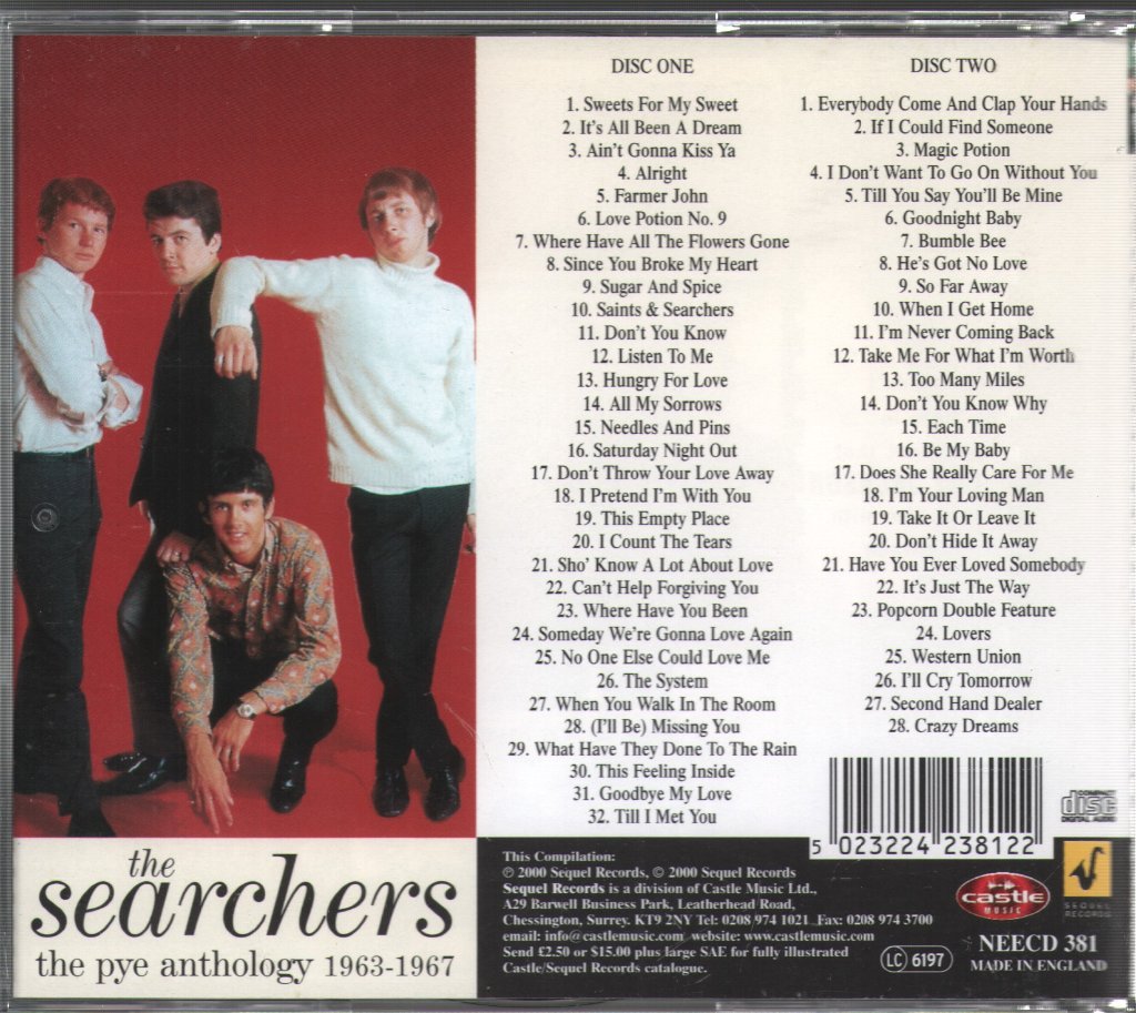 Searchers - Pye Anthology 1963-1967 - Double Cd