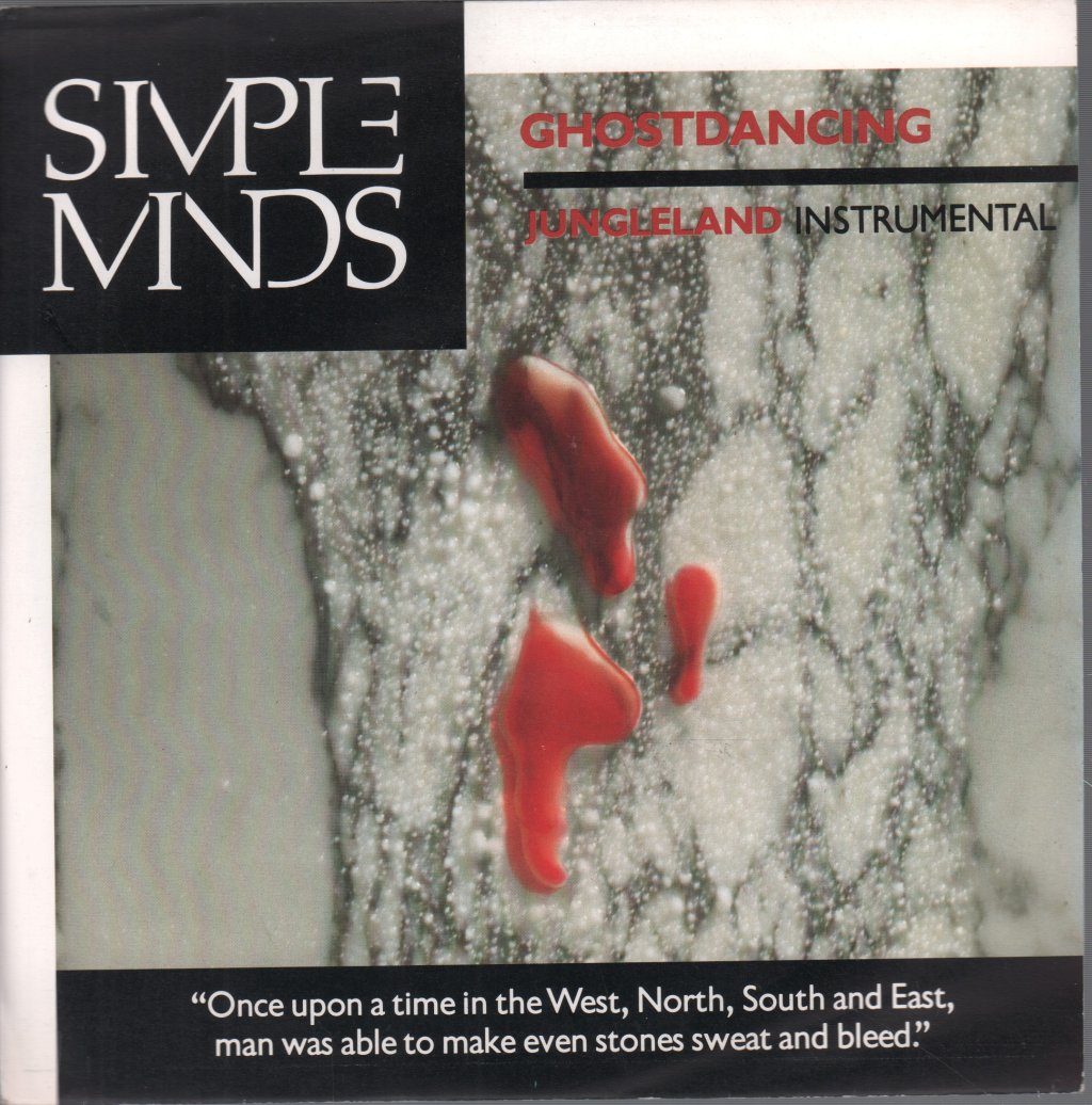 Simple Minds - Ghostdancing - 7 Inch