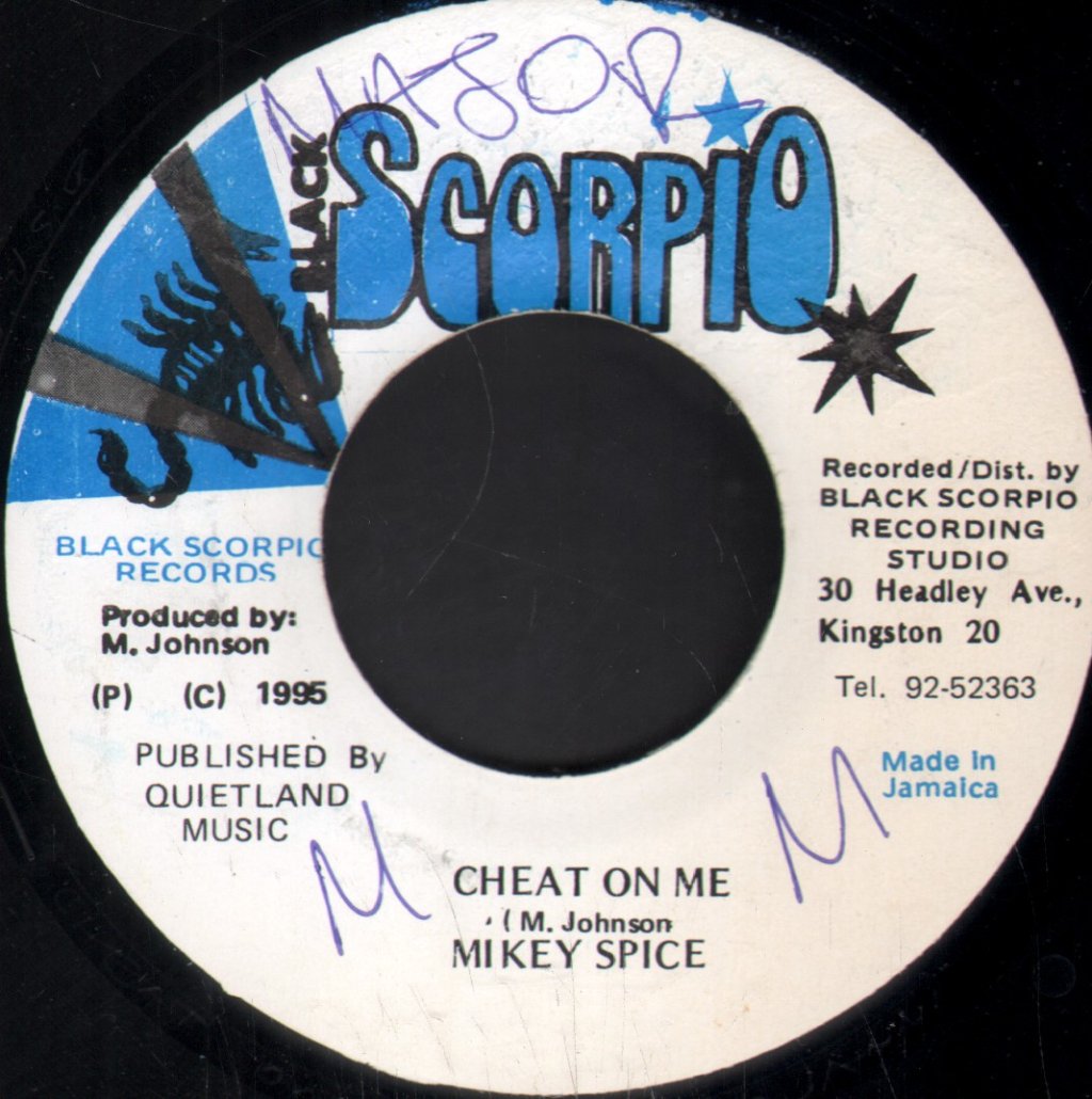 Mikey Spice - Cheat On Me - 7 Inch