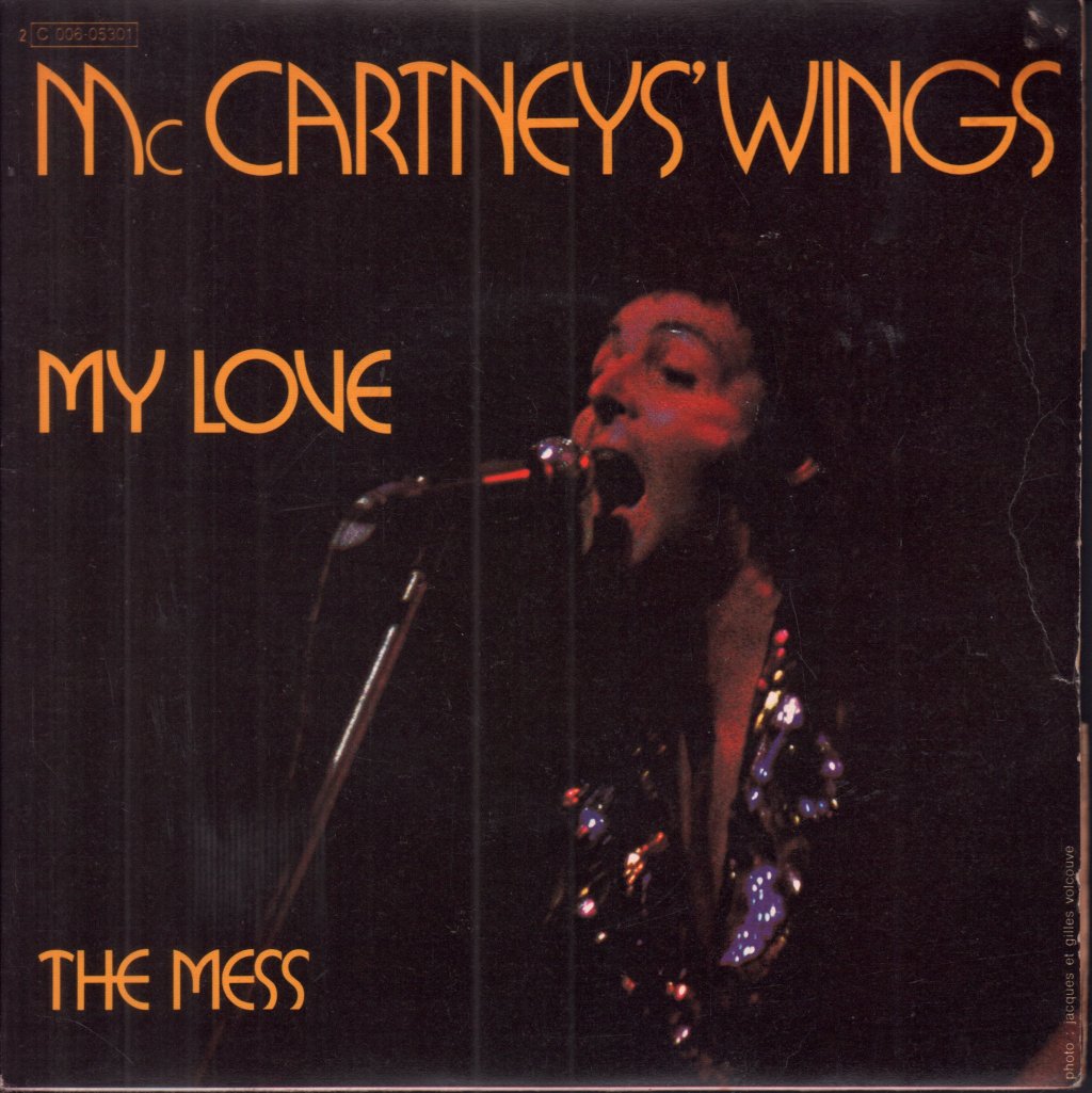 Mccartney's Wings - My Love - 7 Inch