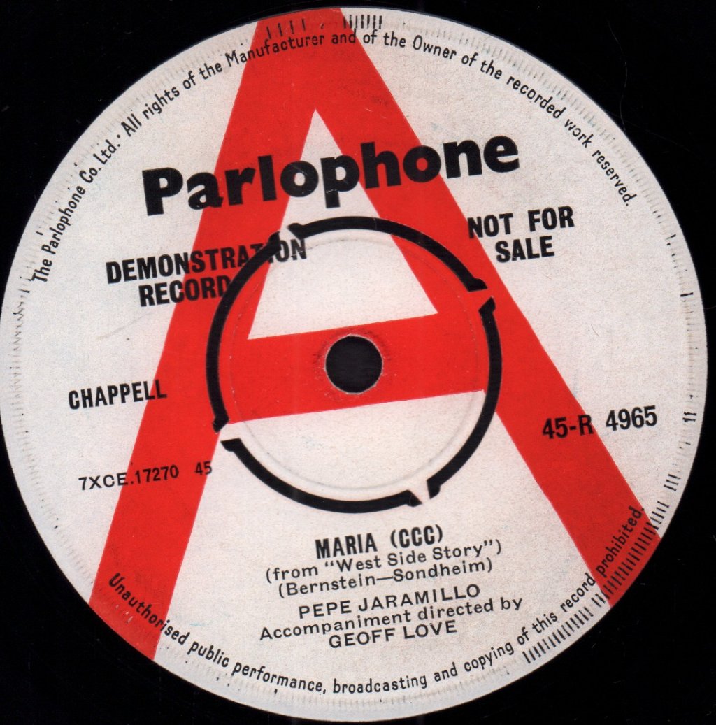 Pepe Jaramillo - Maria CCC - 7 Inch
