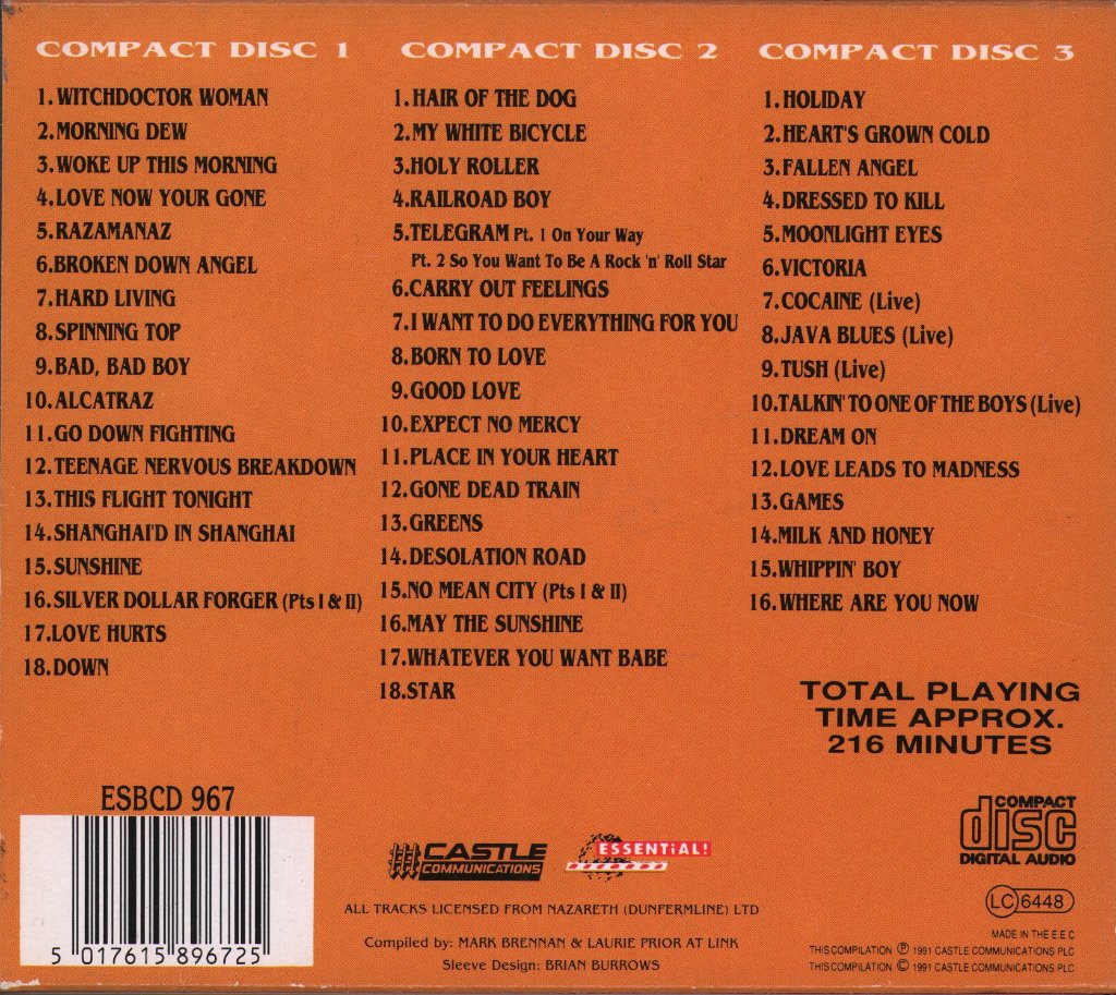 Nazareth - Anthology - Cd Set