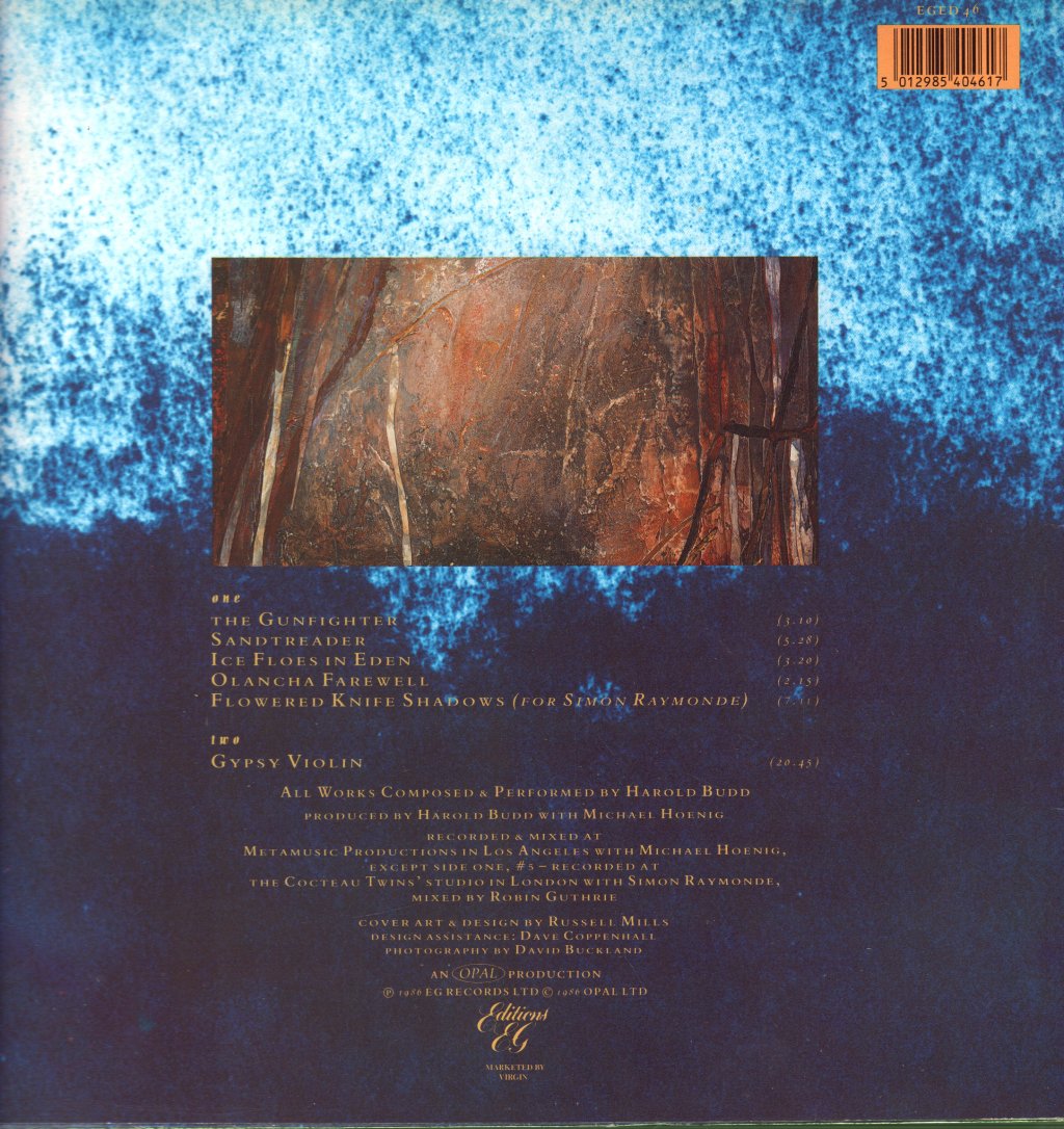 Harold Budd - Lovely Thunder - Lp