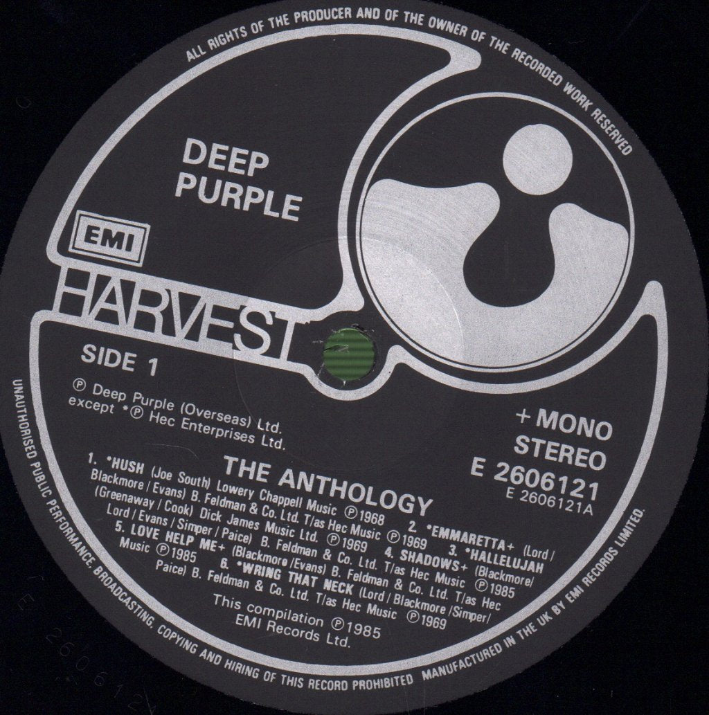Deep Purple - Anthology - Double Lp