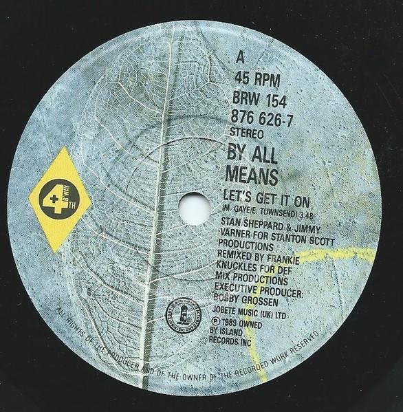 By All Means - Let's Get It On - 7 Inch