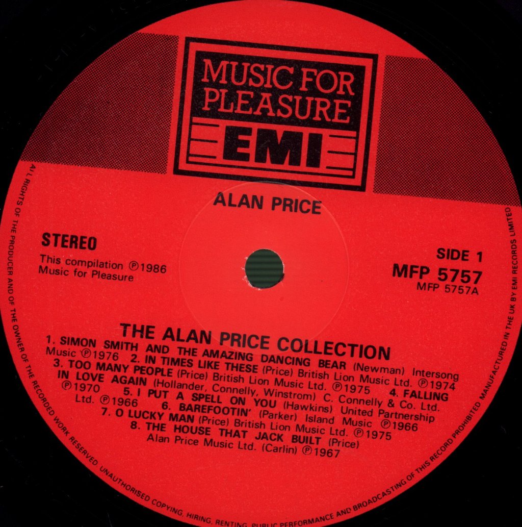 Alan Price - Alan Price Collection - Lp