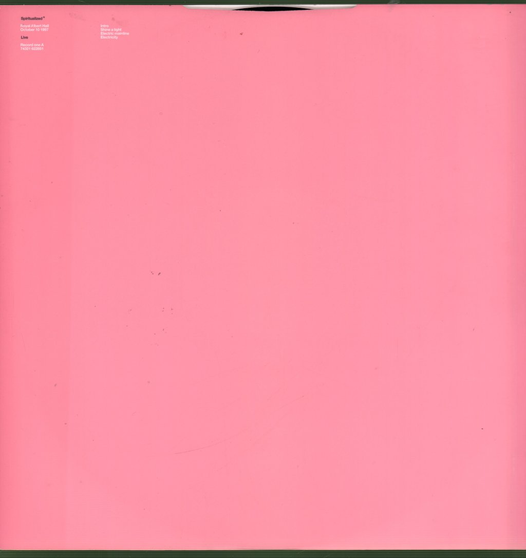 Spiritualized - Royal Albert Hall, October 10, 1997 Live - Double Lp