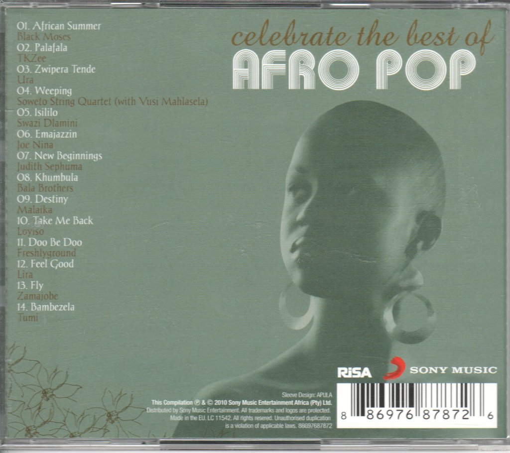 Various Artists - Celebrate The Best Of Afro Pop - Cd