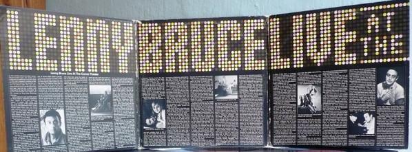 Lenny Bruce - Live At The Curran Theater - Triple Lp