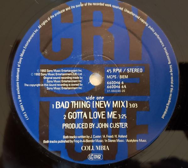 Cry Of Love - Bad Thing - 12 Inch