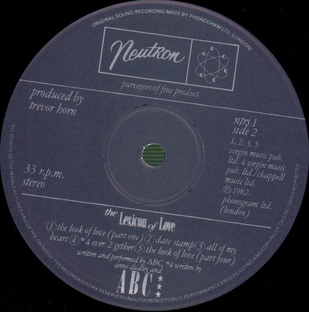 ABC - Lexicon Of Love - Lp