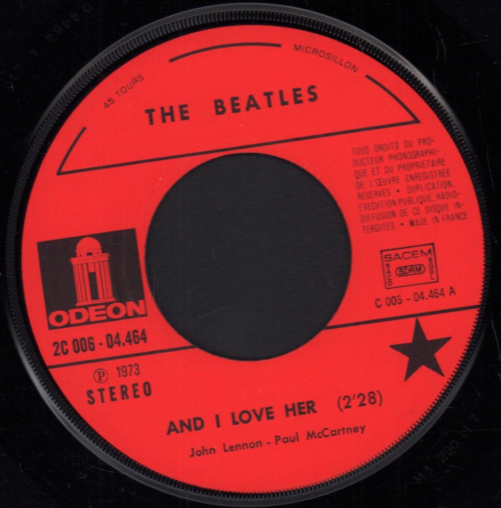 Beatles - And I Love Her / If I Fell - 7 Inch