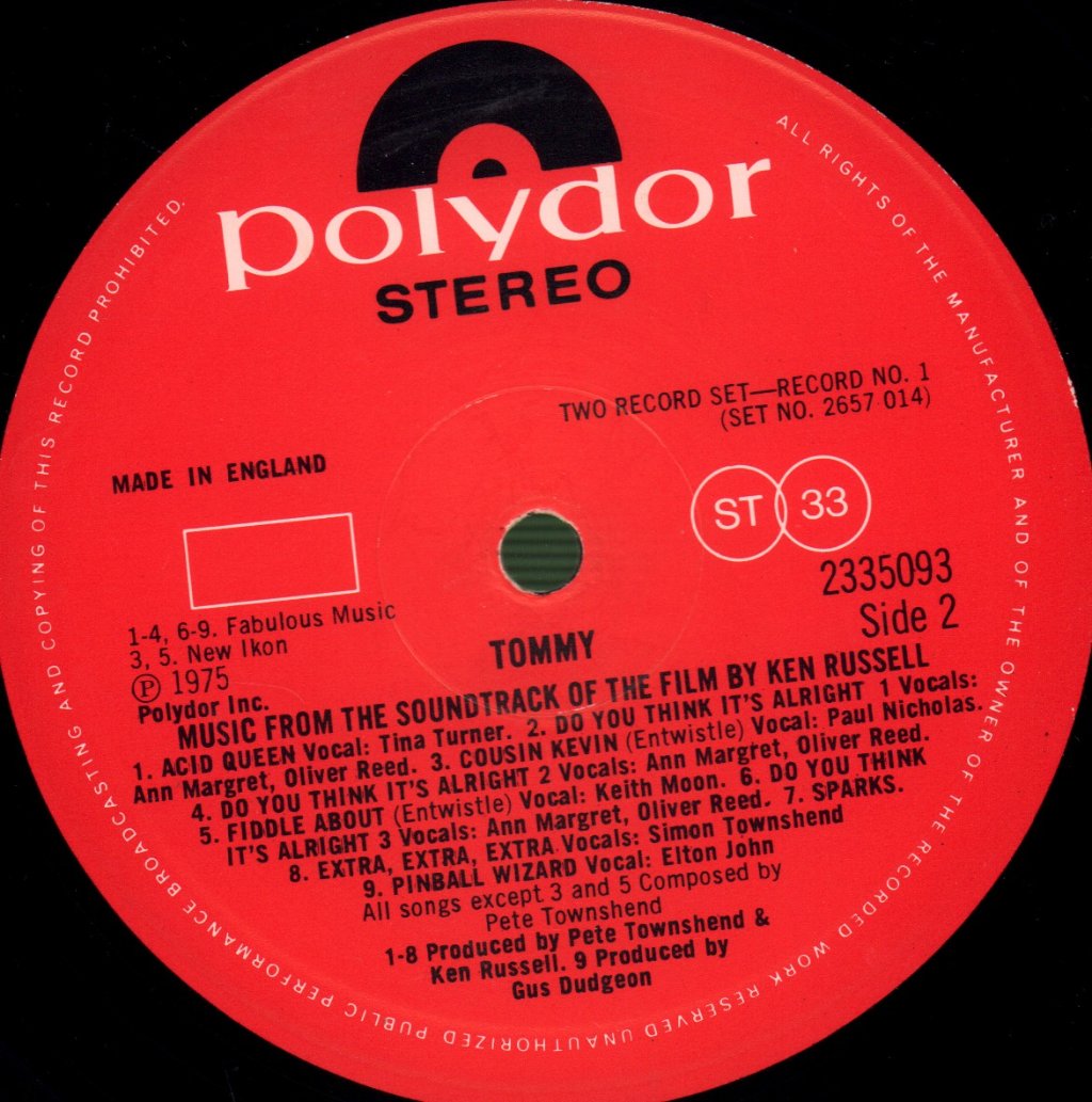 Who - Tommy (Original Soundtrack Recording) - Double Lp