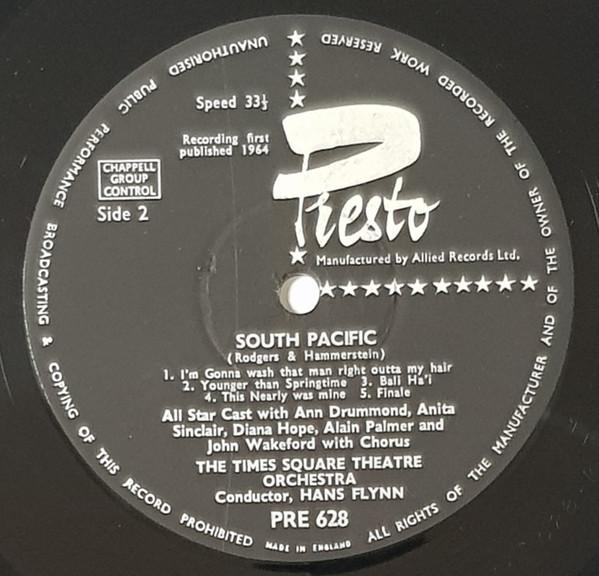 Times Square Theatre Orchestra - South Pacific - Lp