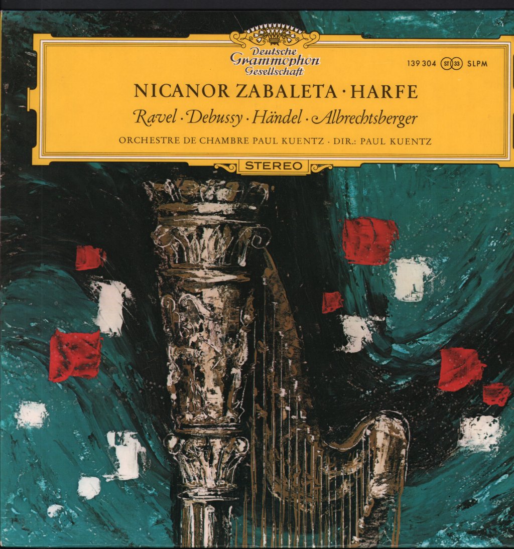 Nicanor Zabaleta - Harfe - Ravel / Debussy / Handel / Albrechtsberger - Lp