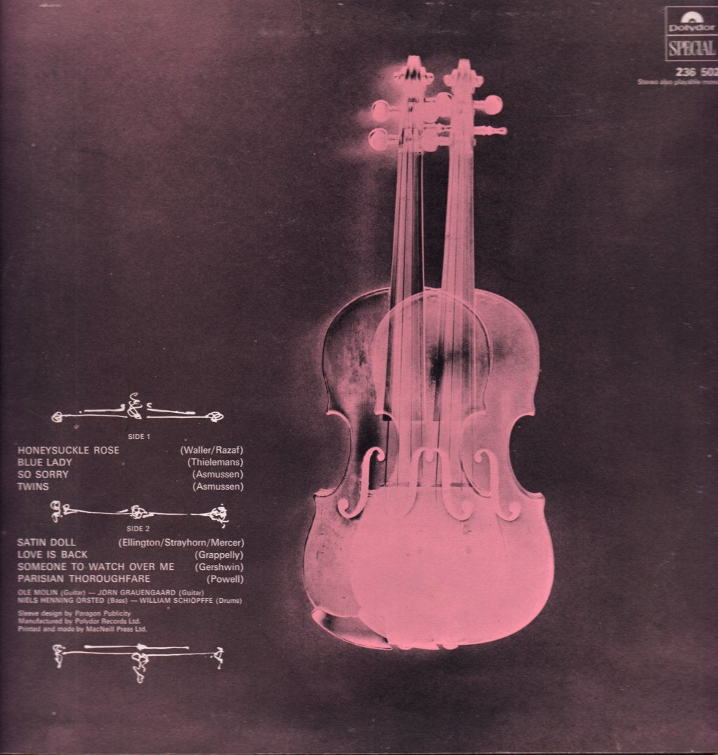 Stephane Grappelly/Svend Asmussen - 2 Of A Kind - Lp