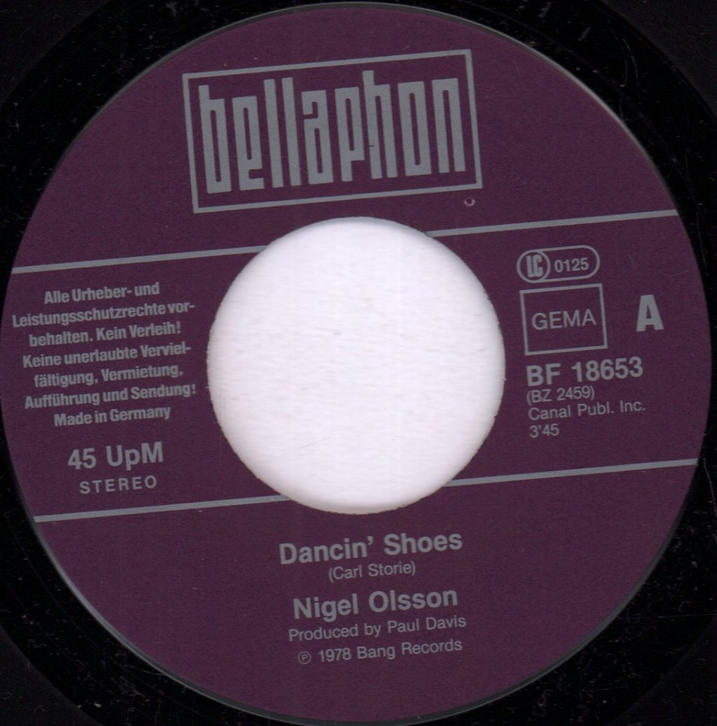 Nigel Olsson - Dancin' Shoes - 7 Inch