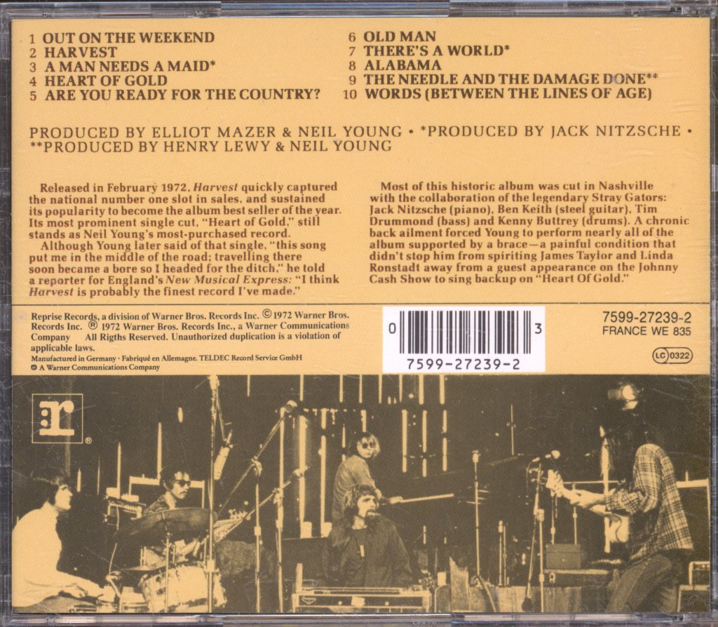 Neil Young - Harvest - Cd