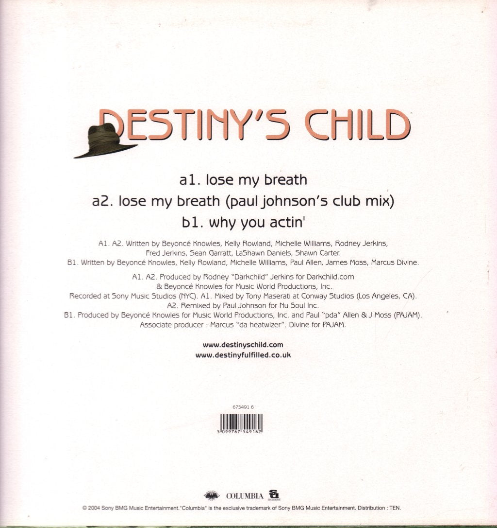 Destiny's Child - Lose My Breath - 12 Inch
