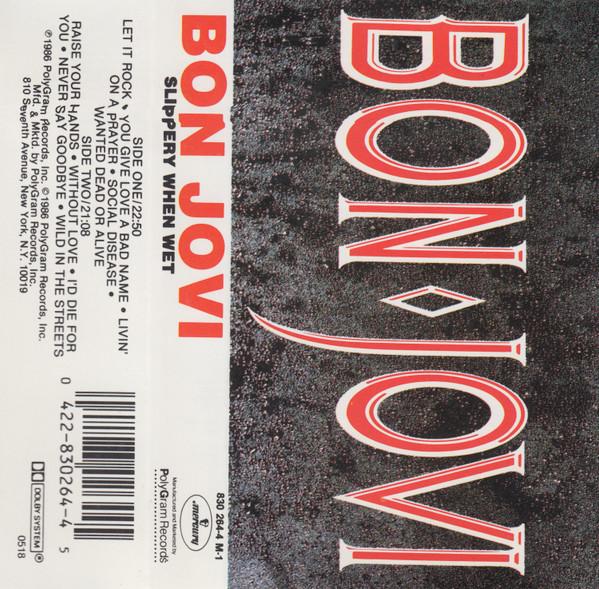 Bon Jovi - Slippery When Wet - Cassette