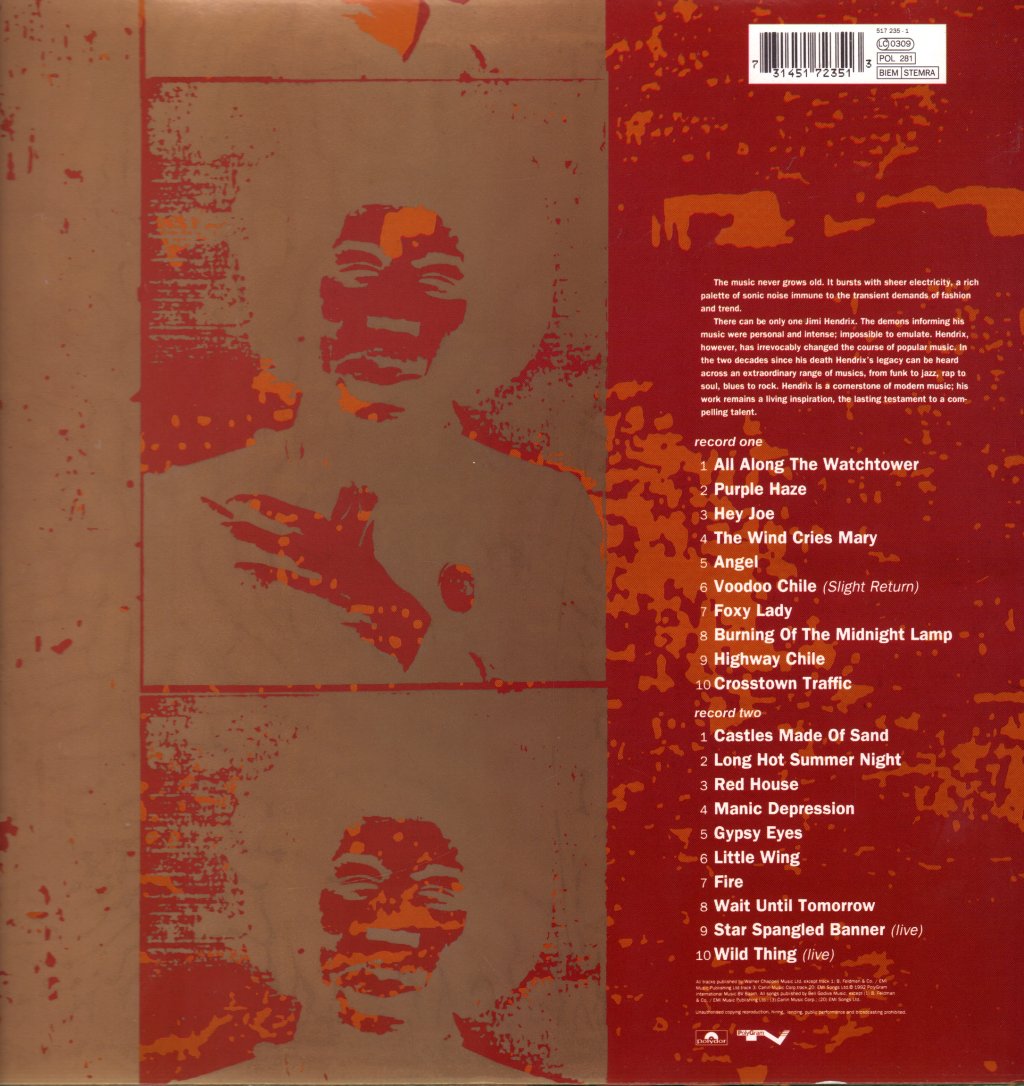 Jimi Hendrix - Ultimate Experience - Double Lp