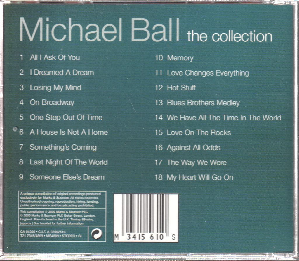 Michael Ball - Collection - Cd