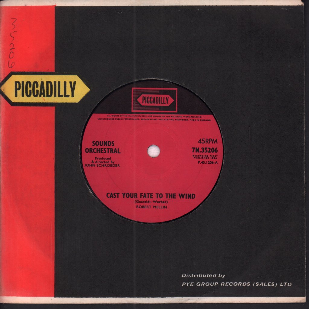 Sounds Orchestral - Cast Your Fate To The Wind - 7 Inch
