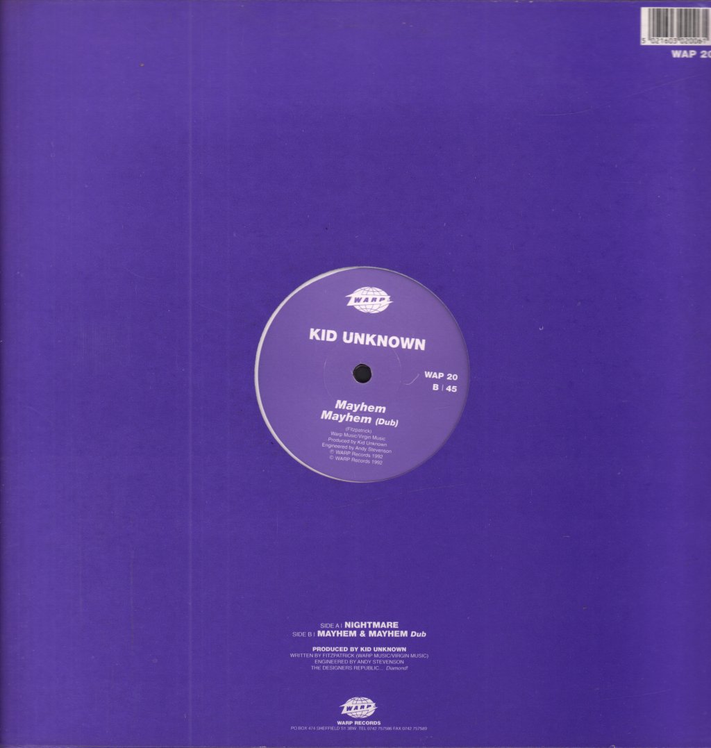 Kid Unknown - Nightmare - 12 Inch