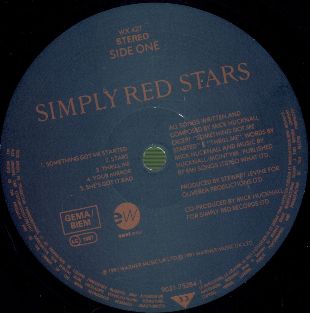 Simply Red - Stars - Lp