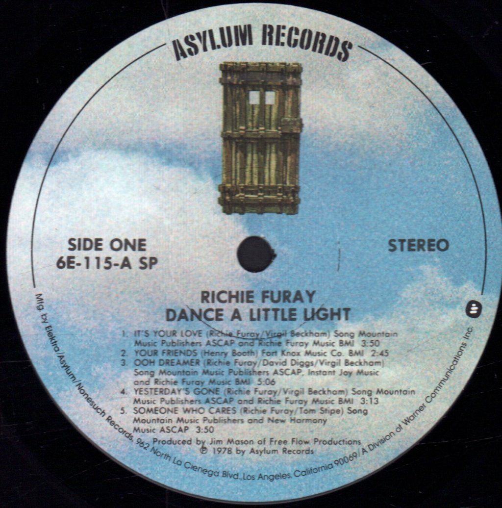 Richie Furay - Dance A Little Light - Lp