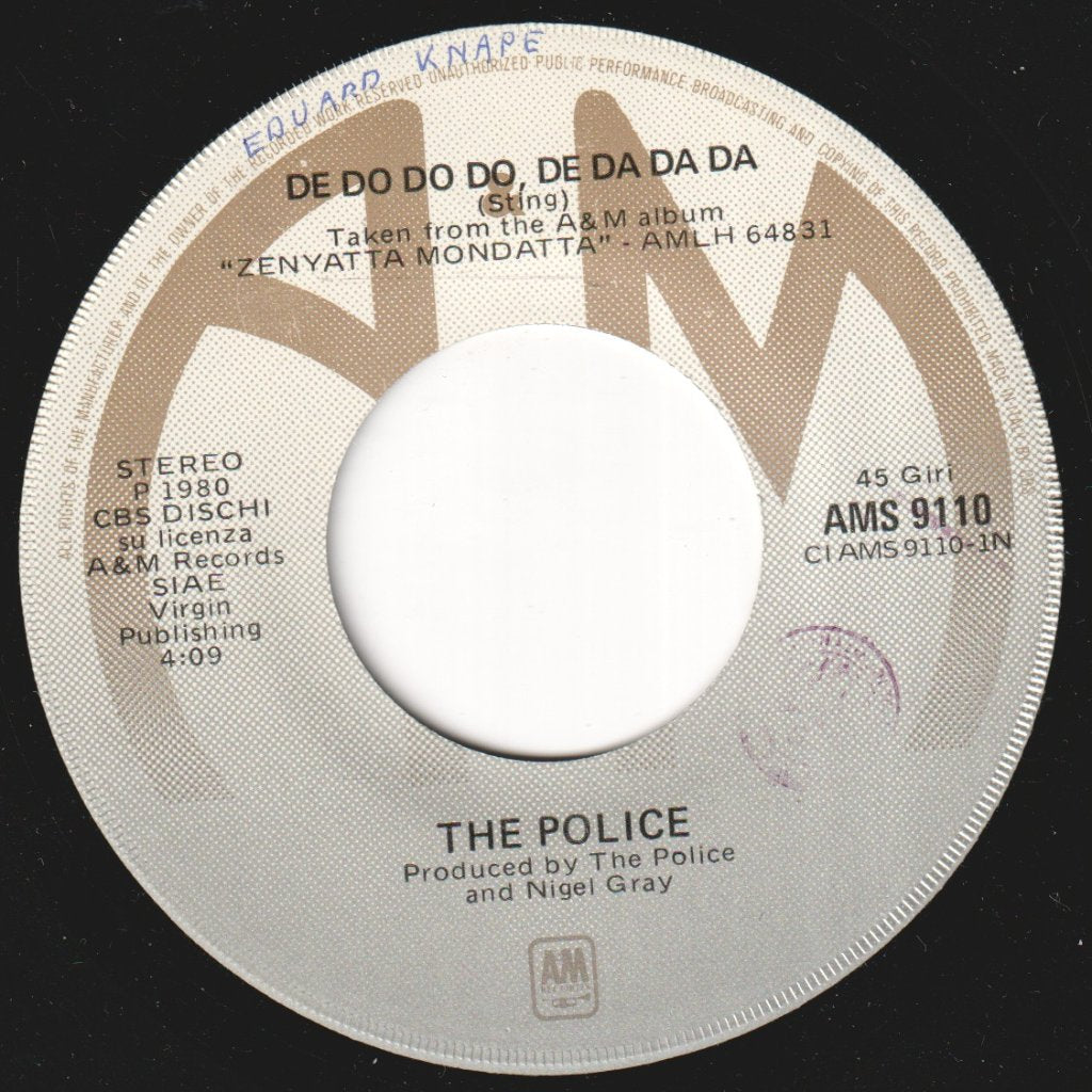 Police - De Do Do Do - 7 Inch