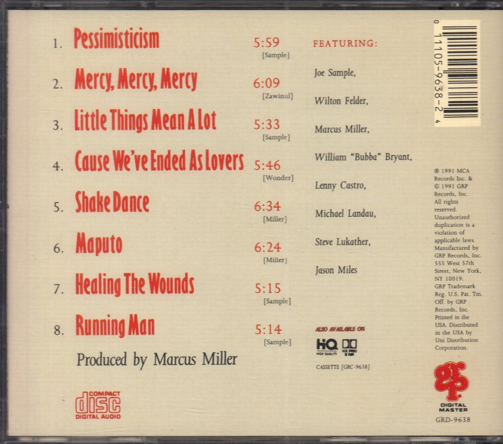 Crusaders - Healing The Wounds - Cd