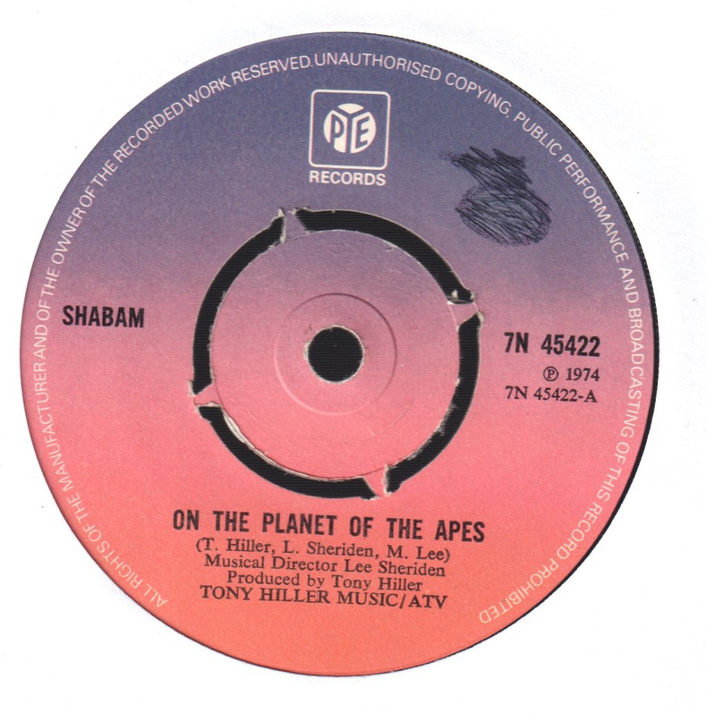 Shabam - On The Planet Of The Apes - 7 Inch