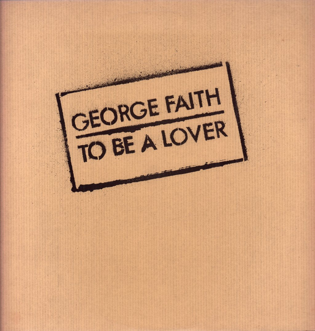 George Faith - To Be A Lover - Lp
