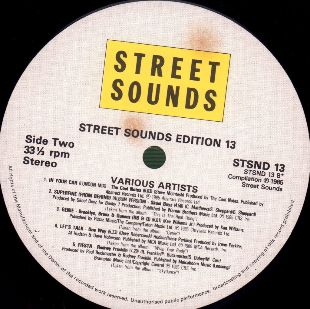 Various Artists - Street Sounds 13 - Lp
