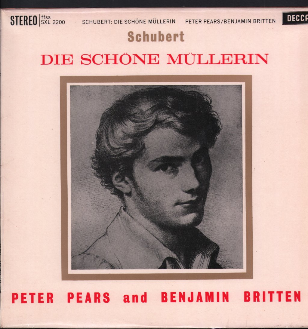 Peter Pears / Benjamin Britten - Schubert - Die Schöne Müllerin - Lp
