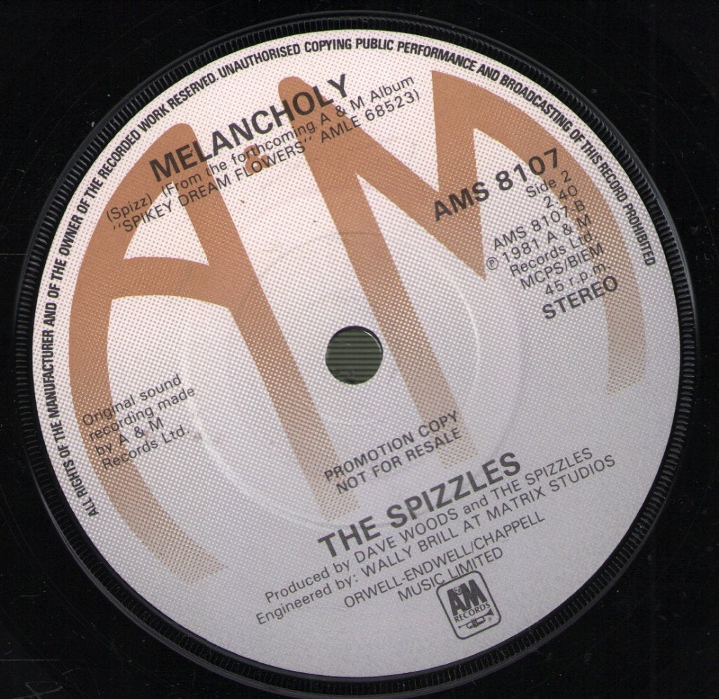 Spizzles - Risk - 7 Inch