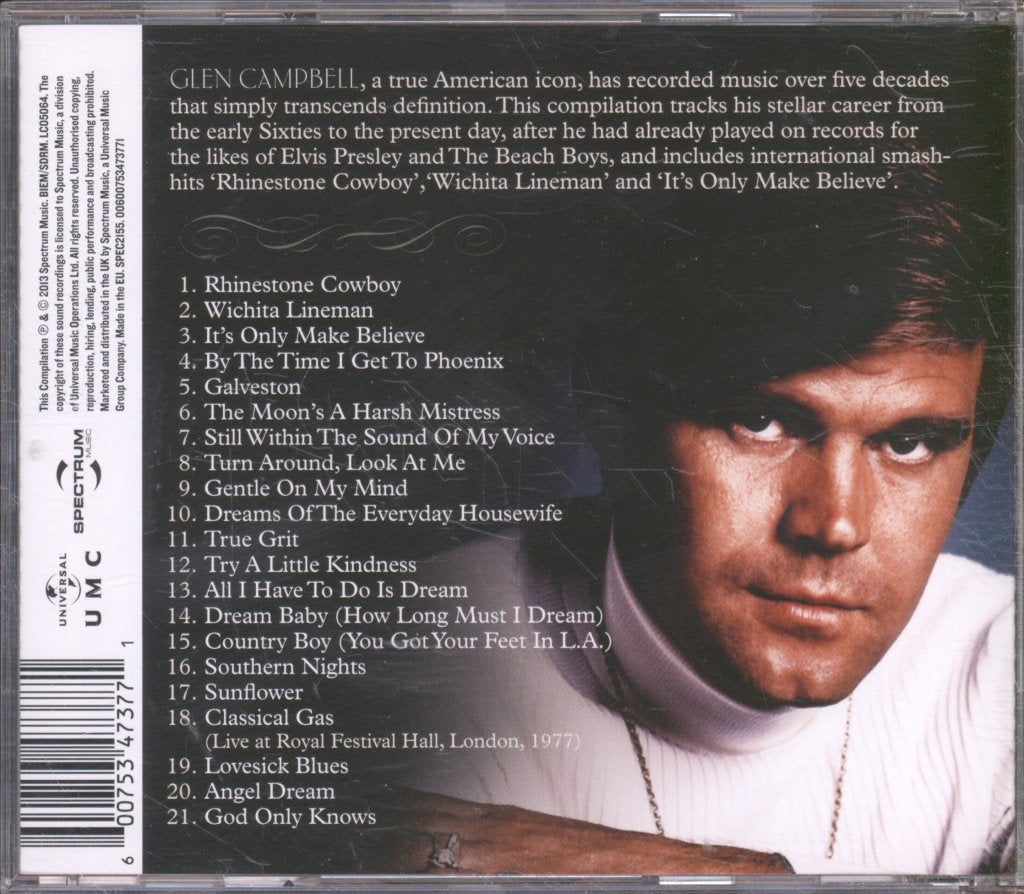 Glen Campbell - Gentle On My Mind: The Best Of Glen Campbell - Cd