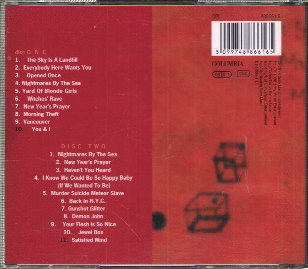Jeff Buckley - Sketches For My Sweetheart The Drunk - Double Cd